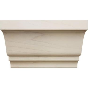 Imagem de 3 15/40.6 cm P x 15.6 cm C x 9 cm A WM45 Americraft Solid Hardwood Stain Grade MiterLink Crown Molding Coupler, Maple (Matches Moulding MLDW01X05WM45MA)