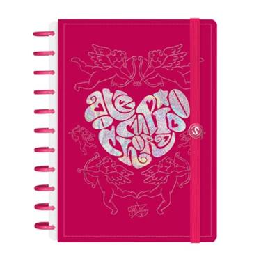 Imagem de Caderno de Disco Inteligente Iscool G+ Gabi Saiury Cupido Pink