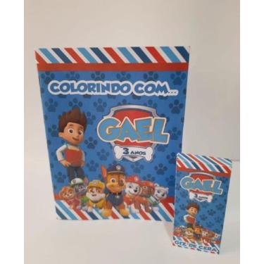 Imagem de 10 kit colorir personalizado - Orvalho Festas