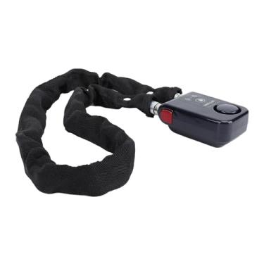 Imagem de Eujgoov BT Vibração AVISO ANDAMENTO Anti -roubo Lock Com Controle de Aplicativos para Motocicletas de Bicicletas Elétricas, Trava de Corrente de Veículos Inteligentes (Azul)