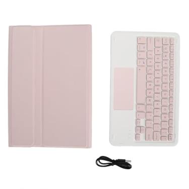 Imagem de Capa Protetora de Teclado Com Teclado Removível para Pad 6 Pro Com Capa de Suporte PU Design Magnético Compatível Com (Rosado)