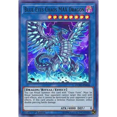 Imagem de Cartão Yu-Gi-Oh! Blue Eyes Chaos MAX Dragon - 1ª Edição Colecionável