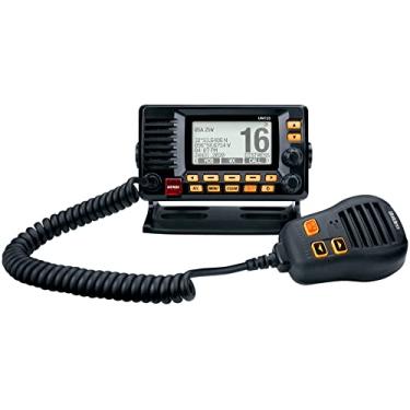 Imagem de Uniden Rádio VHF marítimo UM725BK, todos os EUA, Canadá e Internacional. Canais marítimos, potência de transmissão de 1 watt/25 watts, maior tela LCD da classe, canais meteorológicos NOAA com alertas