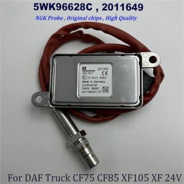 Imagem de Chip de qualidade 5WK96628C 2011649 Sensor de oxigênio de nitrogênio NOX para carro 24V compatível com sonda NGK compatível com caminhão D-AF 1836060 1793379