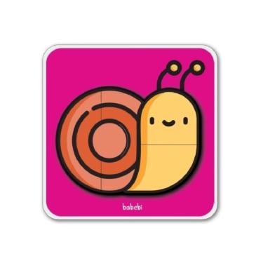 Imagem de Puzzle Infantil Caracol 4 Peças - Babebi