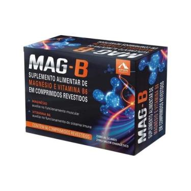 Imagem de MAG B Magnésio + Vitamina B6 60 Comprimidos - Apsen