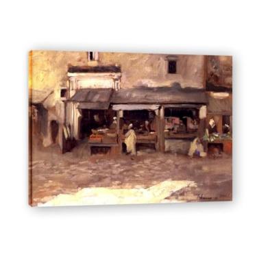 Imagem de Thank You So Much John Lavery Iconic Realist Portrait & War Scene Canvas Art – Decoração de parede irlandesa atemporal para casa emoldurada 30 x 36 cm