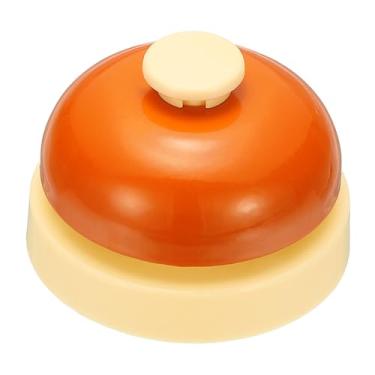 Imagem de PATIKIL Call Bell, 6,4 cm pequeno anel de serviço de mesa campainhas para recepção recepção balcão jantar bar hotel sala de aula, marrom doce, 1 pacote
