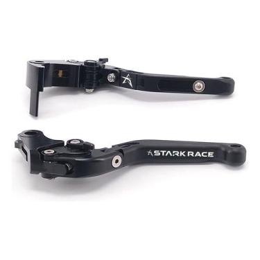 Imagem de Manete Esportivo Extensível Bmw F800 F700 F650 - Stark Race, Preto