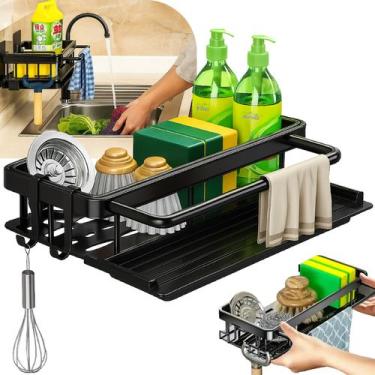 Imagem de Suporte De Parede Para Cozinha E Banheiro De Metal Completo Com Coleto
