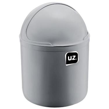 Imagem de Lixeira de Pia 4 Litros Tampa Basculante Praticidade e estilo na sua p