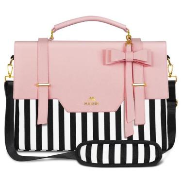 Imagem de Bolsa para laptop MATEIN para mulheres, maleta fina de 15,6 polegadas,