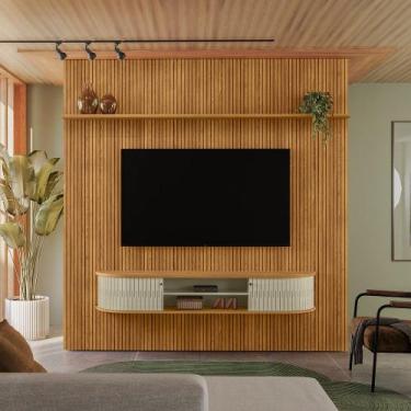 Imagem de Combo Home Suspenso + Painel Para TV 60 Polegadas New Bugatti - 7 Deco