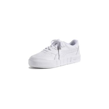 Imagem de PUMA Tênis feminino de couro Cali Court, Branco, 37