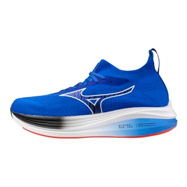 Imagem de Mizuno Tênis de corrida unissex Neo Zen, Beisebol azul-preto, 7 Wide Women/5.5 Men