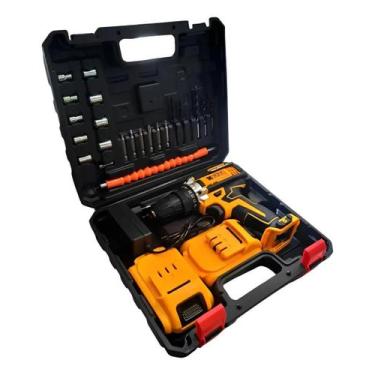 Imagem de Parafusadeira Furadeira Sparkbr 21v Com 2 Baterias Maleta - SDZ03