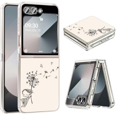 Imagem de Capa transparente para Samsung Z Flip 6 Slim Case para Samsung Galaxy Z Flip 6 Crystal Ultra Thin Soft TPU Capa de telefone transparente antiarranhões à prova de choque Z Flip6 capa protetora 5G (A)