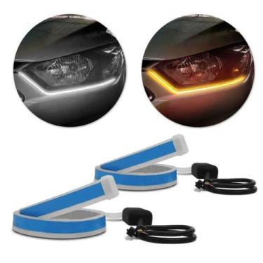 Imagem de Fita LED Flexível 45 cm Luz Branca e Amarela - JR8