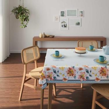 Imagem de Toalha De Mesa Quadrada 4 Lugares Div Estampas Limpa Fácil (Manjar)