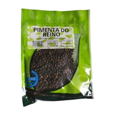 Imagem de Pimenta do Reino, Grãos Pretos Naturais, 50g, Validade até 08/2028