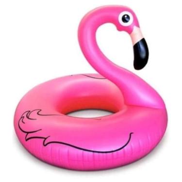 Imagem de Boia Flamingo Adulto Rosa 90cm Inflável Piscina Praia - Intex