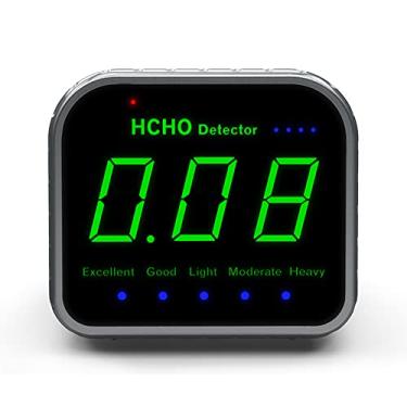 Imagem de Kingneed HCHO Detector Monitor de Qualidade do Ar Profissional Laser Sensor de Poeira Interior Detector em Tempo Real e Display LCD de Alta Precisão Alta Capacidade Bateria Recarregável 2600mAh Design