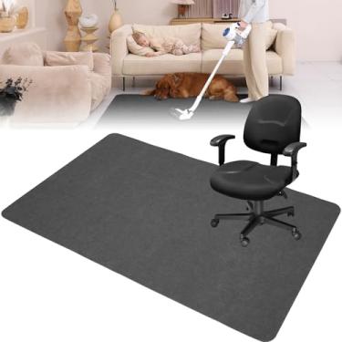 Imagem de Tapete de cadeira de mesa para piso de madeira, tapete de cadeira de escritório para cadeiras de rodinhas, tapete de cadeira de computador, tapete protetor de piso para casa, escritório, cadeira