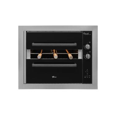 Imagem de Churrasqueira a Gás Embutir Fischer Ranch 3 Espetos Inox Bivolt 36170