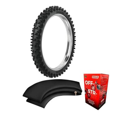 Imagem de Kit Pneu Tornado Crf 230 Ttr 230 80/100-21 51m Sr39 Rinaldi + Camara