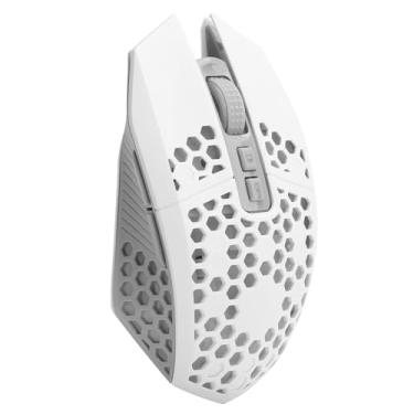 Imagem de XUXHOU 2,4 GHz MUTO MUTO DE Mouse Sem Fio RGB Mouse Com Bateria Recarregável para o Tipo Geral DE Caderno DE Mesa (Branco)