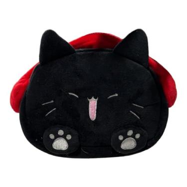 Imagem de ChuYiElegance Estojo para lápis e canetas, organizador de papelaria, estojo para canetas, armazenamento para canetas marcadoras, dormitório para meninas, meninos, Vermelho Preto