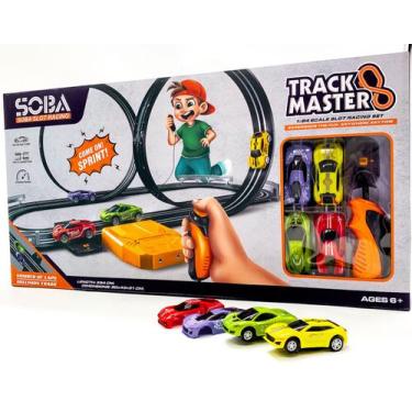 Imagem de Pista Autorama Elétrica Duplo Lopping 3,94cm Extensão - DONY TOYS