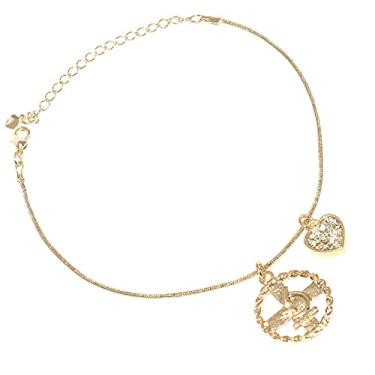 Imagem de Pulseira Profissão Biomedicina Folheada A Ouro 18k!