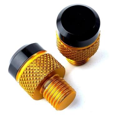 Imagem de BYYINGSUS Parafusos de parafuso de plugue de espelho retrovisor de motocicleta CNC compatíveis com B&enelli 502C 752S TRK 702 X 502X 251 Leoncino 500 TNT 125 (ouro)