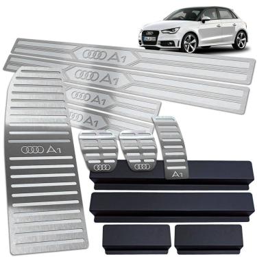 Imagem de Descanso Pedaleira Manual Soleira Audi A1 2011 2018 Prata 4P