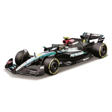 Imagem de Bburago F1 Formula 1 MERCEDES AMG W15 (2024) WITH HELMET- HAMILTON - 1:43 Scale - Incredibly Detailed Die-Cast Replica Collectible Race Car Model, Black