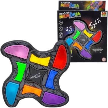 Imagem de Jogo Da Memória Eletrônico Bumerangue C/ Luz e Som - Dmtoys