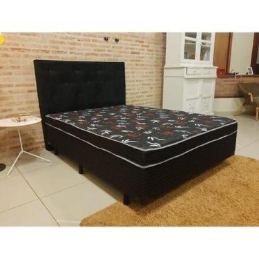 Imagem de Cama Box Casal Conjugada Ortopédico (5cm) Colchão Dos Sonhos