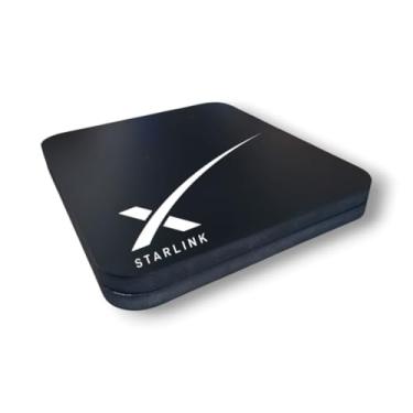 Imagem de SUPORTE VEICULAR CASE PARA STARLINK MINI GERAÇÃO 4 COM 4 IMÃS NEODIMIO EMBORRACHADO (PRETO)