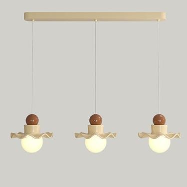 Imagem de Luminária pendente nórdica para ilha de cozinha, luminária suspensa Wabi Sabi, lustre moderno para teto, sala de jantar, quarto, café, bar, restaurante, lustre G9