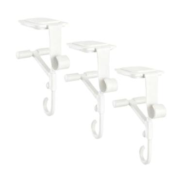 Imagem de oshhni Suporte ajustável para meias de Natal, decoração de Natal para casa, festival, decoração de Natal multiuso, suporte para guirlanda, 3 Pecas