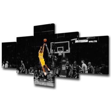 Imagem de Pintura de parede, pintura em tela, jogador de basquete Kobe Bryant La