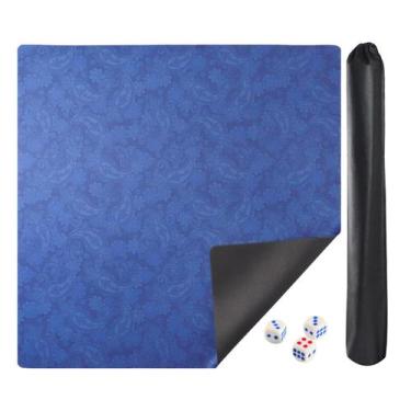 Imagem de Tapete de jogo GUSTARIA Mahjong Mat com estampas para pôquer, jogos de