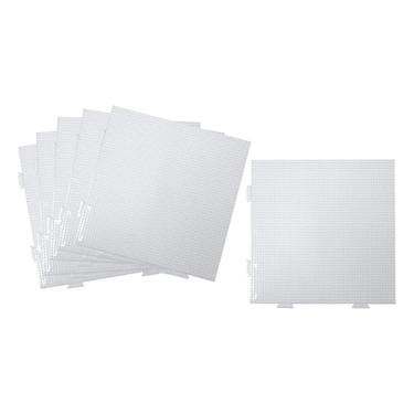 Imagem de Fancyes 6x Quadrado Beads Pegboards Art Prático Iniciante Mini Beads Boards