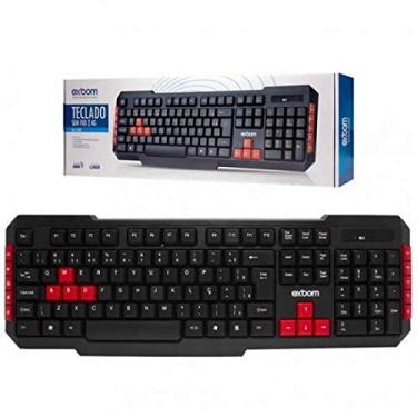 Imagem de Teclado USB Wireless 2.4G ABNT2 Exbom BK-S380