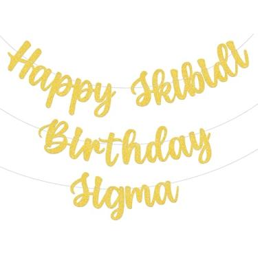 Imagem de Happy Skibidi Birthday Sigma Banner - Decorações engraçadas de aniversário
