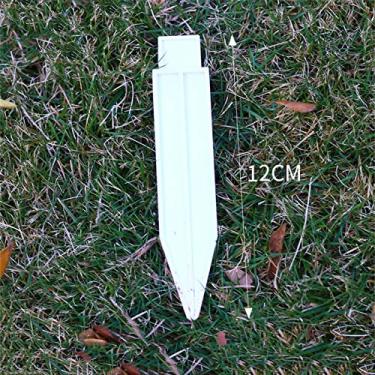 Imagem de HEEPDD Inserção de Cerca do Jardim, 4,72N Plugue de Picada de Piquete Ao Ar Livre de 4,72 Em Branco para Piquetes de Jardim de de Grama Ornamental de Grama de Fronteiras de Plantas Nan (Plugue de