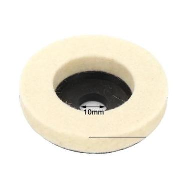 Imagem de Disco De Polimento De Feltro De Lã De 2/3 Polegadas Para Esmerilhadeir