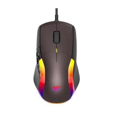Imagem de Mouse Gamer RGB Havit Ms959s 8 Botões 10000 Dpi Preto