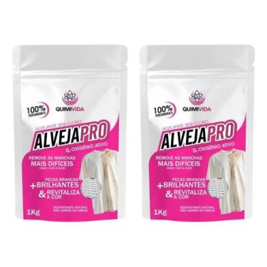 Imagem de Kit 02 Alvejantes Tira Manchas Percarbonato de Sódio Alveja Pro 1 kg -